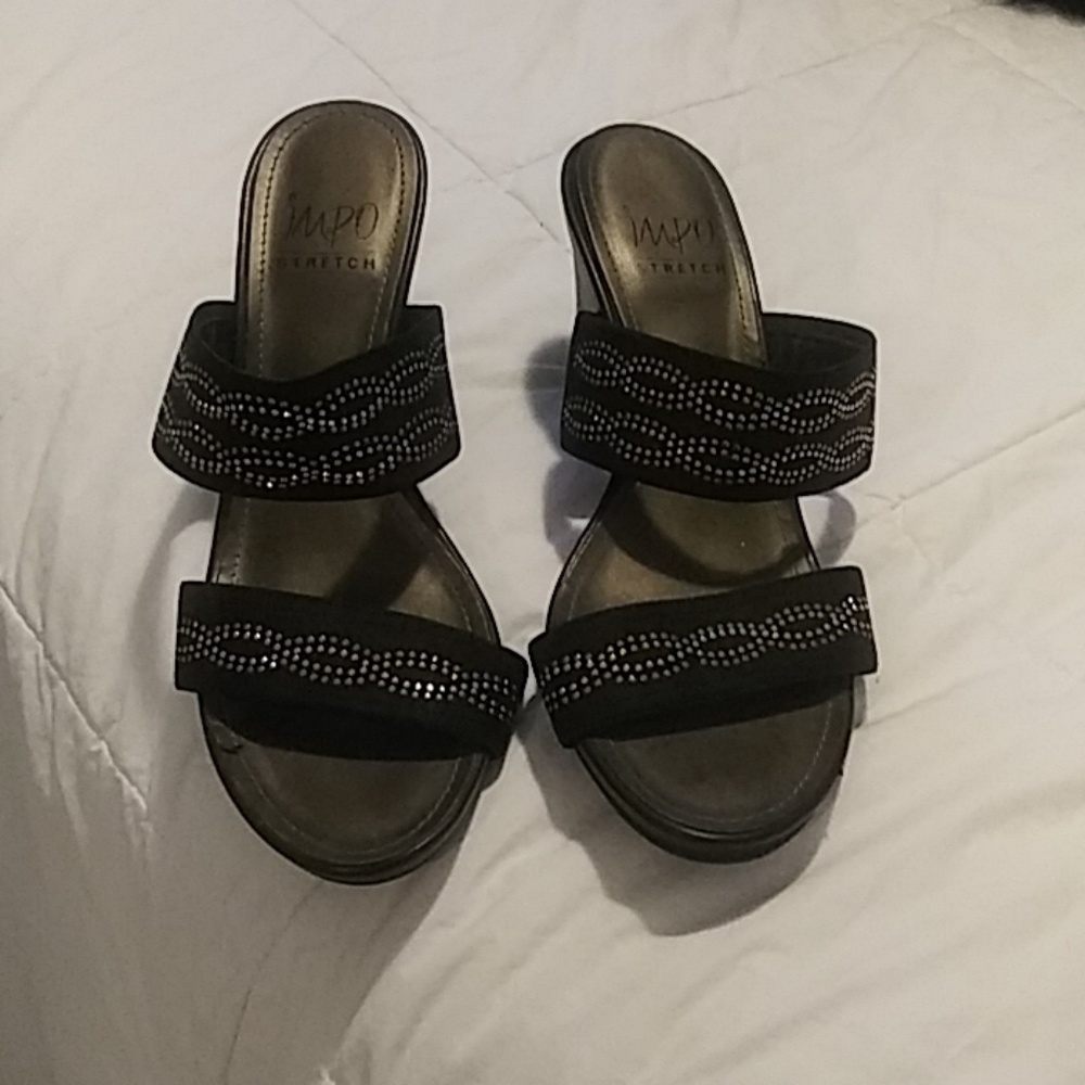 I.M.P.O WEDGES WORE ONCE CLASSY